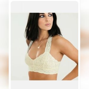 Free People Intimates Lace Bralette Large